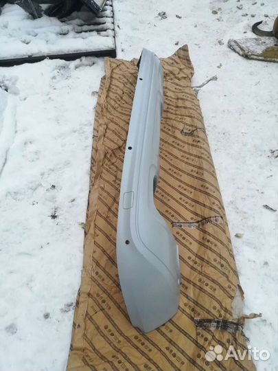 Юбка заднего бампера на ауди ку3 audi q3