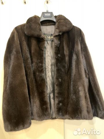 Шуба норковая Black Nafa 44 размер