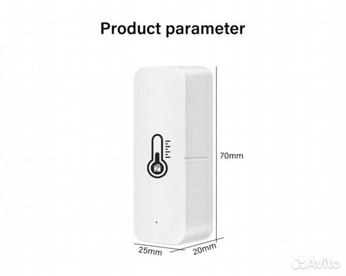 Датчик температуры и влажности WiFi / Zigbee