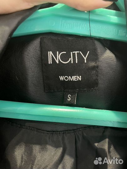 Плащ кожанный s-m