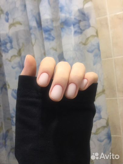 Маникюр гель лак наращивание