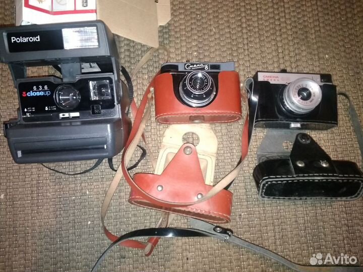 Пленочный фотоаппарат смена, поларойд