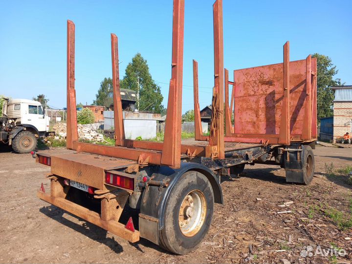 Прицеп лесовоз (сортиментовоз) Дизель-С 600845, 1991