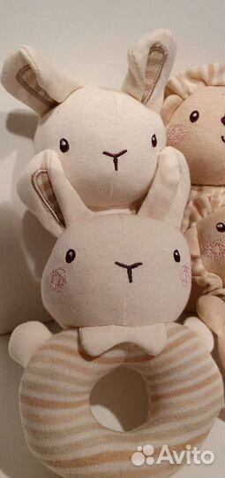 Мягкая погремушка шуршалка для новорожденных