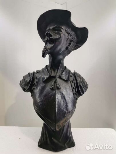 Бюст Дон-Кихот. Редкость. Касли 1979 год