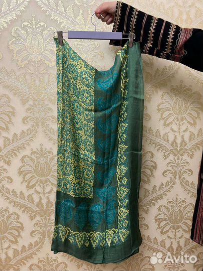 Этно шарф из натурального хлопка