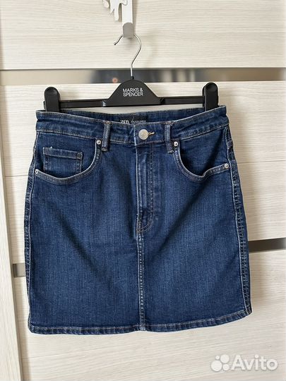Юбка джинсовая zara