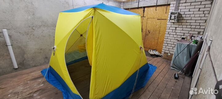 Палатка для зимней рыбалки трехслойная