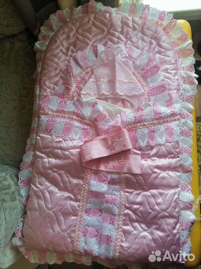 Конверт на выписку для девочки