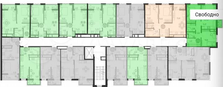 3-к. квартира, 51,7 м², 10/10 эт.