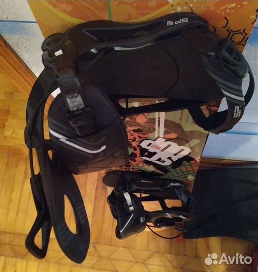 Сноуборд, крепления, чехол