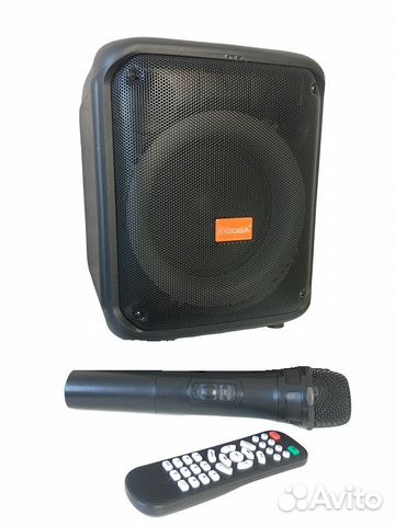 Караоке бумбокс микрофон Led