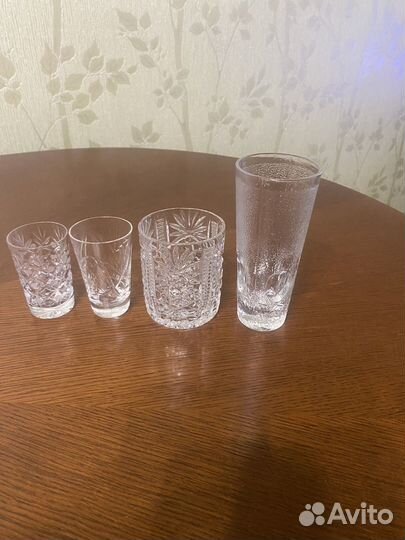 Хрустальные стаканы СССР