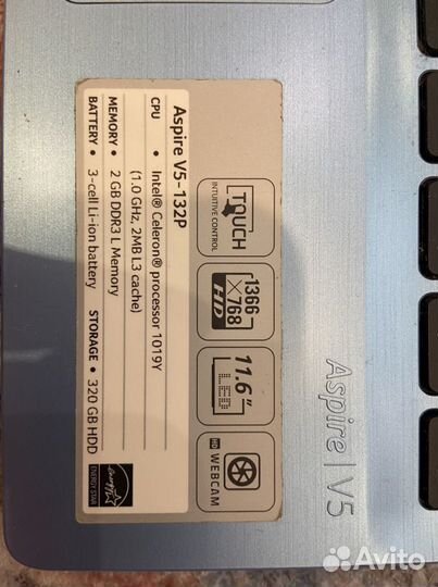 Нетбук Acer Aspire V5-132P