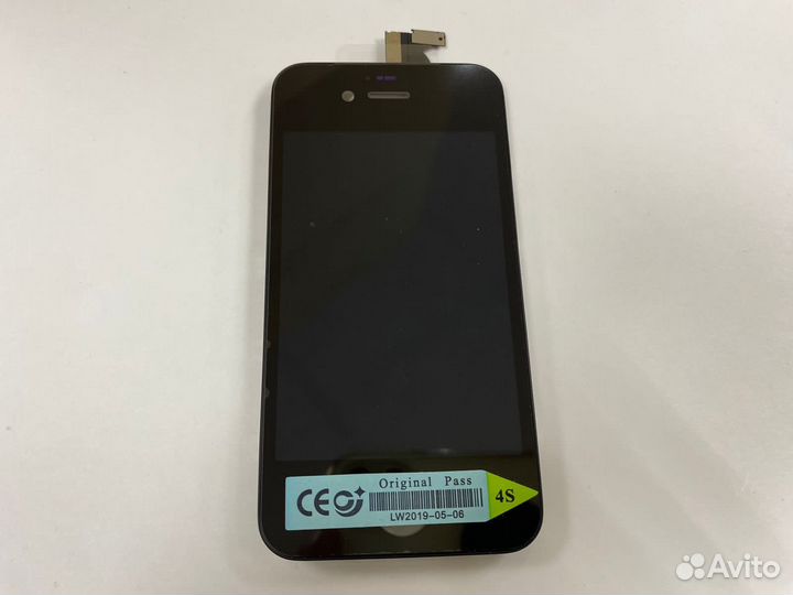 Дисплей iPhone 4S тачскрин black с рамкой AAA
