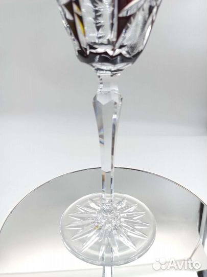 Бокалы цветной хрусталь