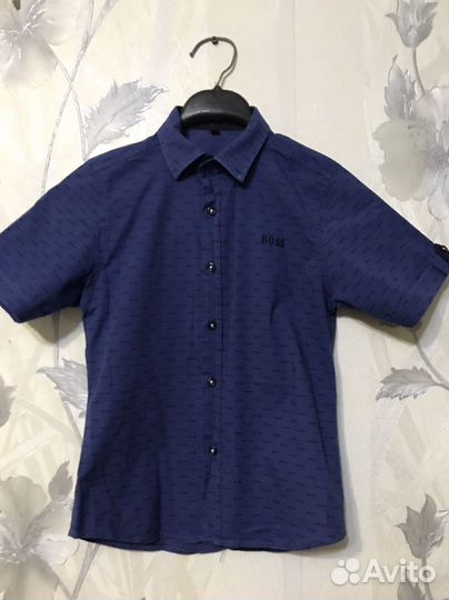 Рубашки на мальчика 116 и 128