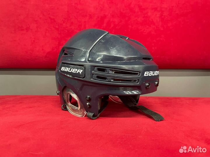 Шлем хоккейный bauer re akt 75 (M, темно-синий)