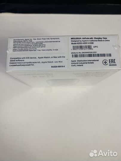 Беспроводные наушники apple airpods 2 l