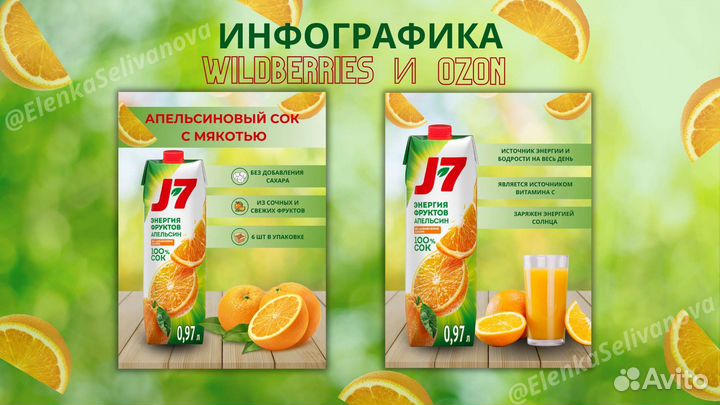 Инфографика для wildberries и ozon