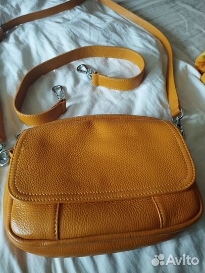 Сумка кросбоди нат. кожа