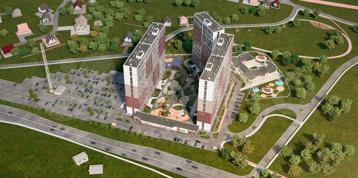 2-к. квартира, 51,6 м², 14/22 эт.