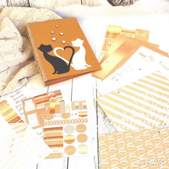 Планер на кольцах с разделителями