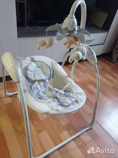 Детские электронные качели для новорожденных