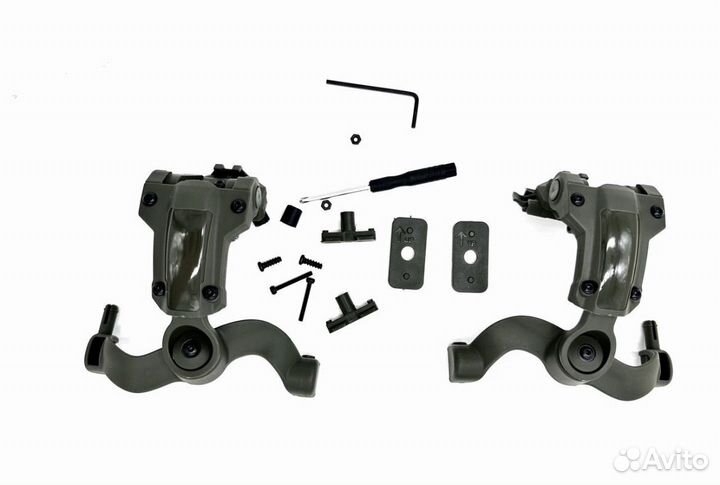 Адаптеры крепления для активных наушников на шлем