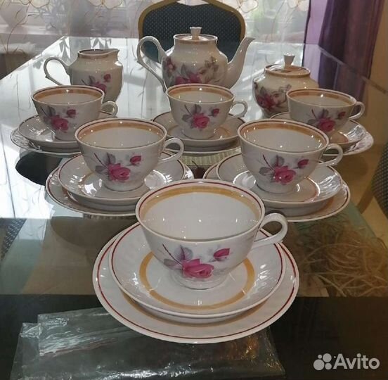 Чайный сервиз СССР Дулево