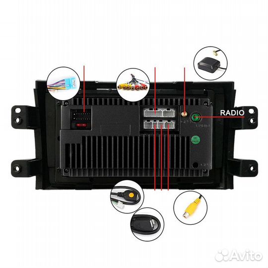 Suzuki SX4 Android магнитола новая