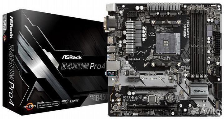 Asrock b450m pro4