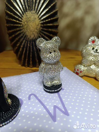 Медвежонок фигурка в стразах