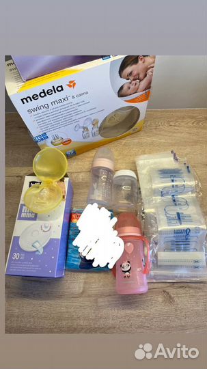 Молокоотсос электрический medela swing flex