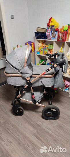 Детские коляски 2 в 1 Luxmom трансформер