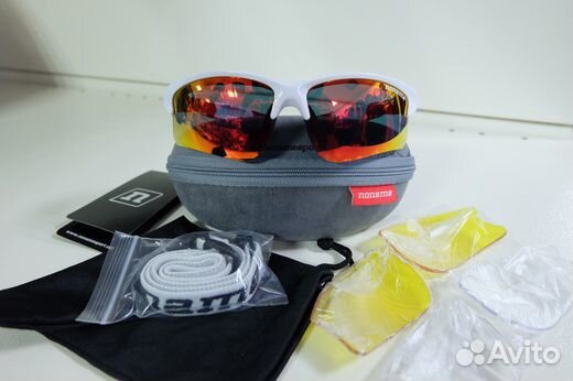 Очки noname wolf racing glases, (White/Red)