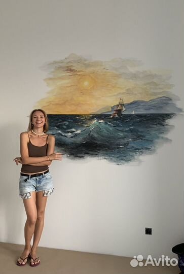 Роспись стен.Интерьерные картины