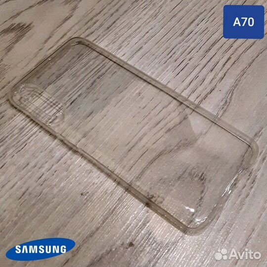 Силиконовый чехол на samsung A70