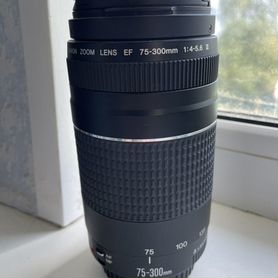 Объектив canon ef 75 -300mm