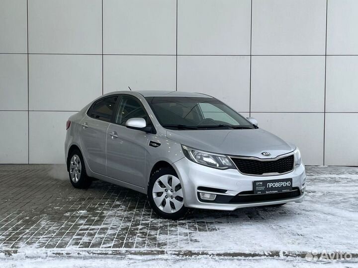 Kia Rio 1.4 МТ, 2015, 156 401 км