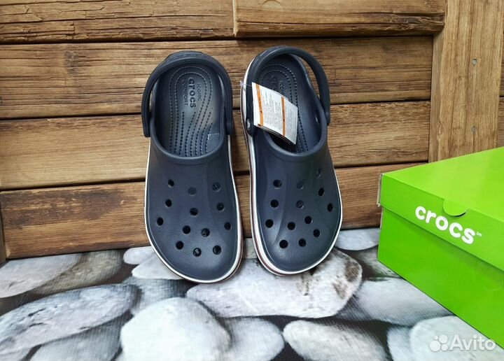 Crocs крокс мужские артикул 01 синий/коробка