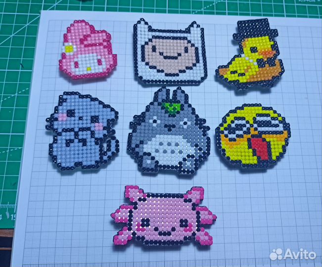 Значки из алмазной мазаики