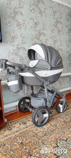 Коляска 3 в 1 Adamex Monte Karbon