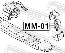 Опора двигателя mitsubishi pajero 91-04