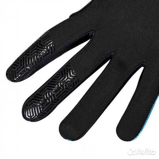 Велоперчатки полноразмерные STG Slim Skin, размер S, синий