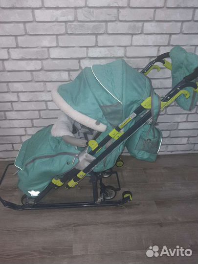 Санки коляска ника7-7