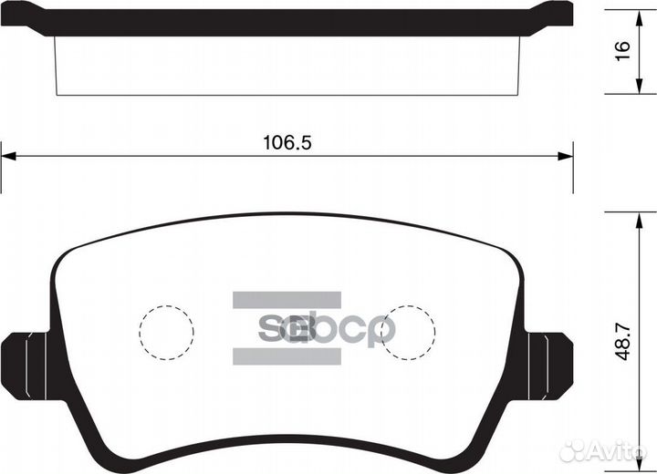 Колодки тормозные дисковые Volvo S60/S80/V70/XC