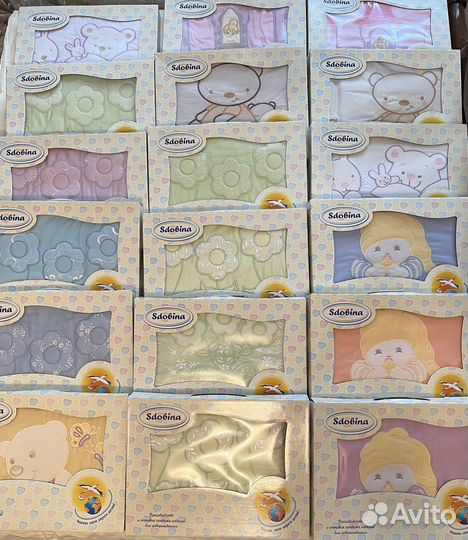 Детское постельное белье в детскую кроватку новое