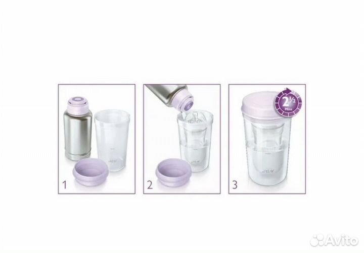 Подогреватель для бутылочек с термосом avent