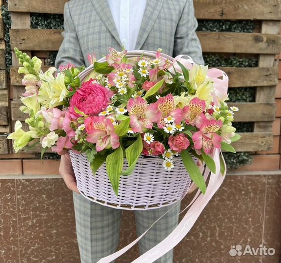 Живые цветы букеты